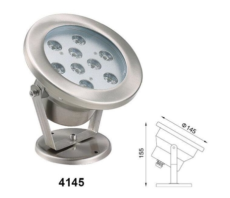 145x155mmの水中点ライト、9W低電圧水中LEDのライト