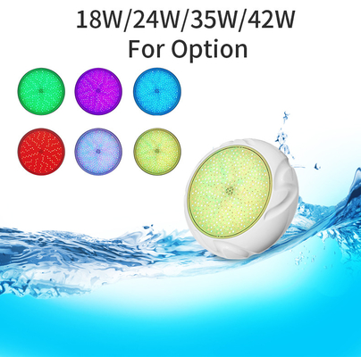 12V防水プールは18W - LEDのプール ライトを変える35W IP68 RGB色--をつける