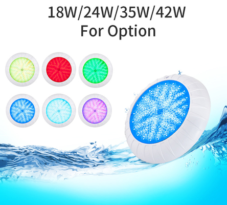 12V 18Wの水中プールはIP68防水LEDのプール ライトを変えるRGB色をつける