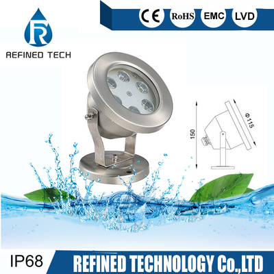 ステンレス鋼LEDの水中軽いIP68防水耐久財