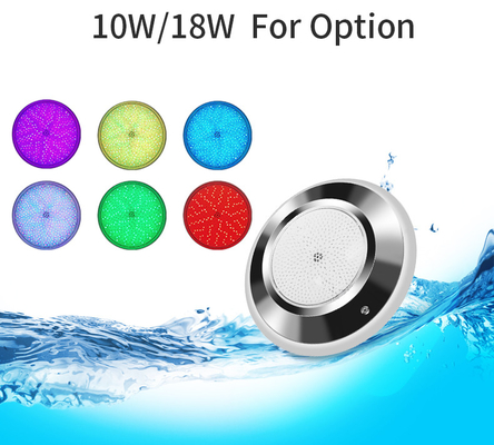水中12V LEDのプールの薄い色の変更の壁の台紙LEDのプール ライトIP68