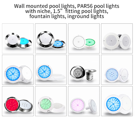 IP68防水LEDのガラス繊維のプール ライト6W環境の友好的