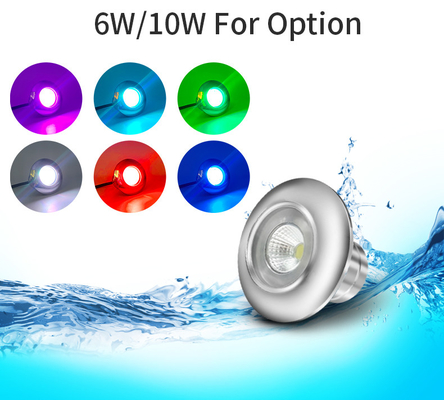 10W IP68の水中LEDプールはステンレス鋼の反腐食をつける